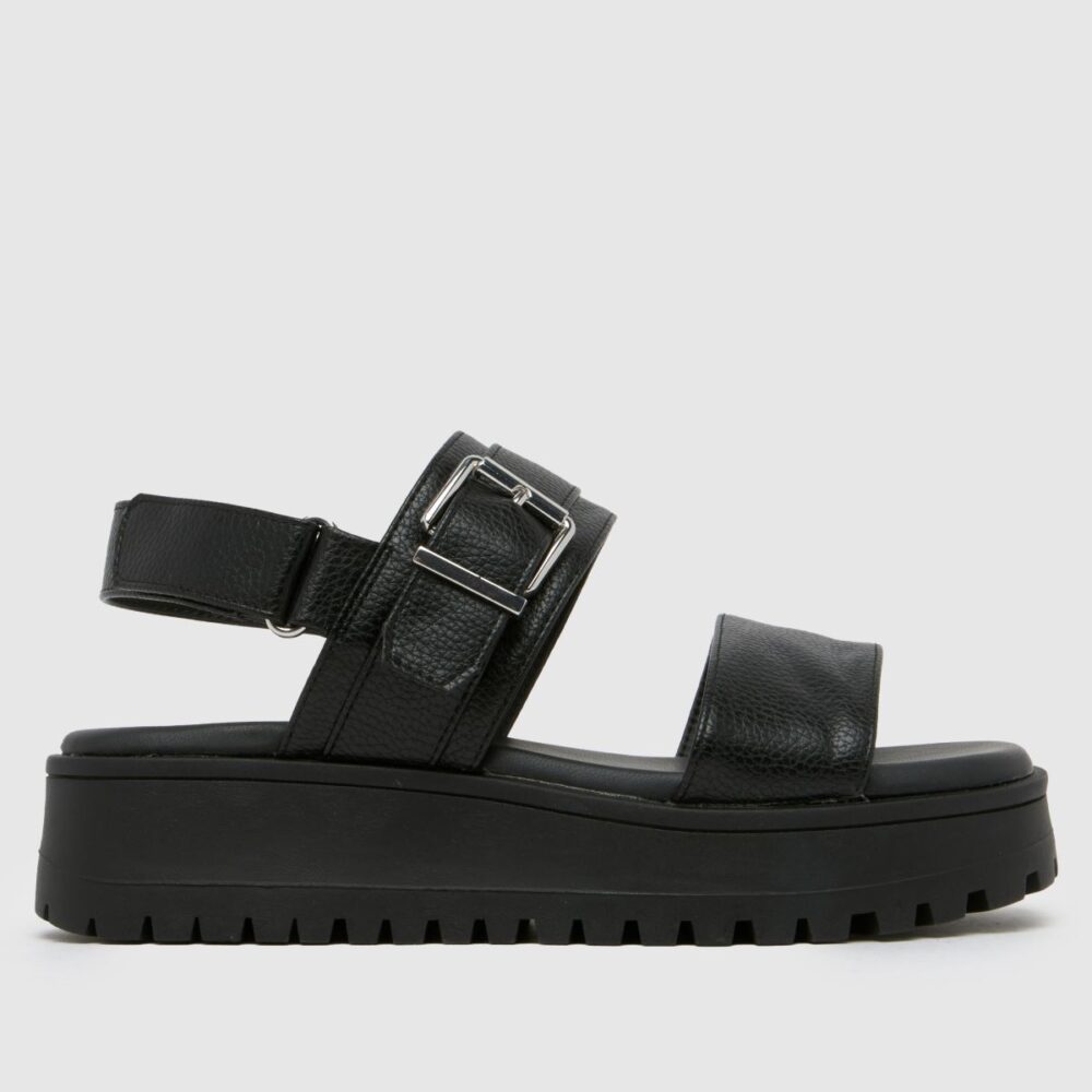 Wide Fit Tiana Chunky Buckle in Black