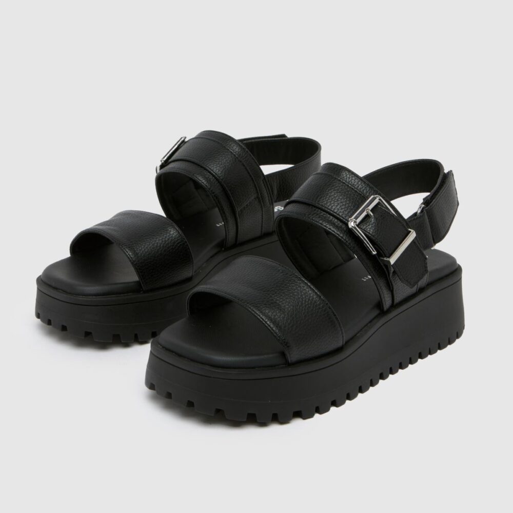 Wide Fit Tiana Chunky Buckle in Black - Image 2